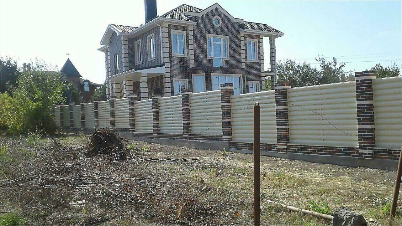 Забор из штакетника 115м фото6 в Калуге