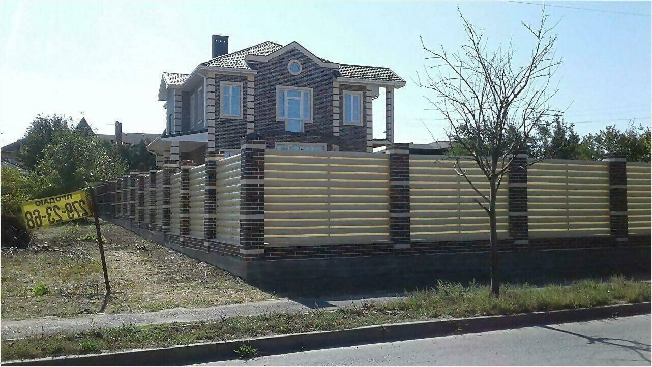 Забор из штакетника 115м фото3 в Калуге