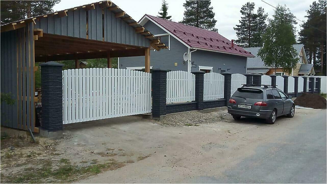 забор из штакетника 85м фото4 в Калуге