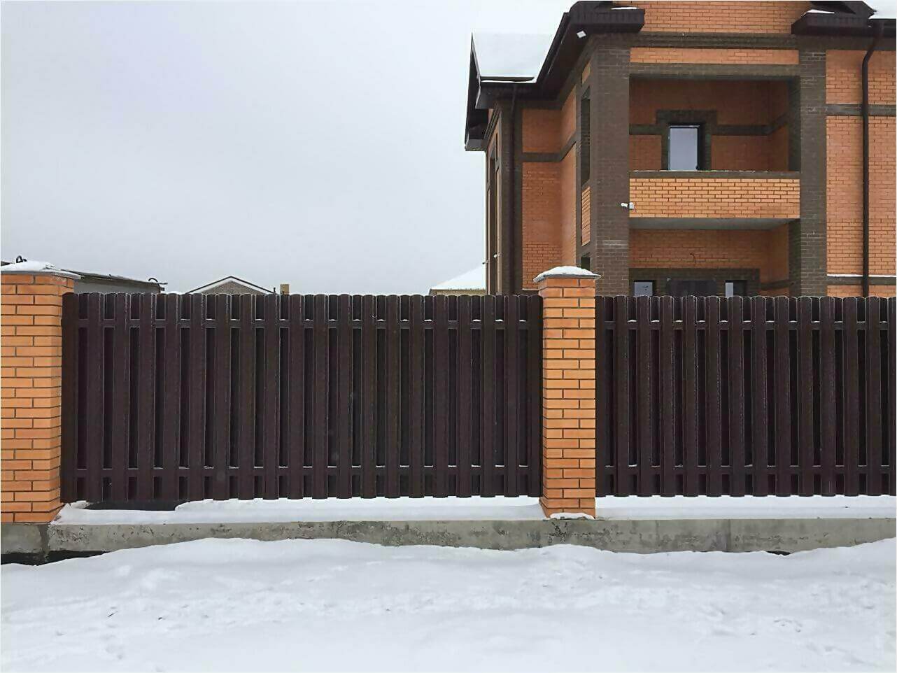 Забор из штакетника 95м фото6 в Калуге