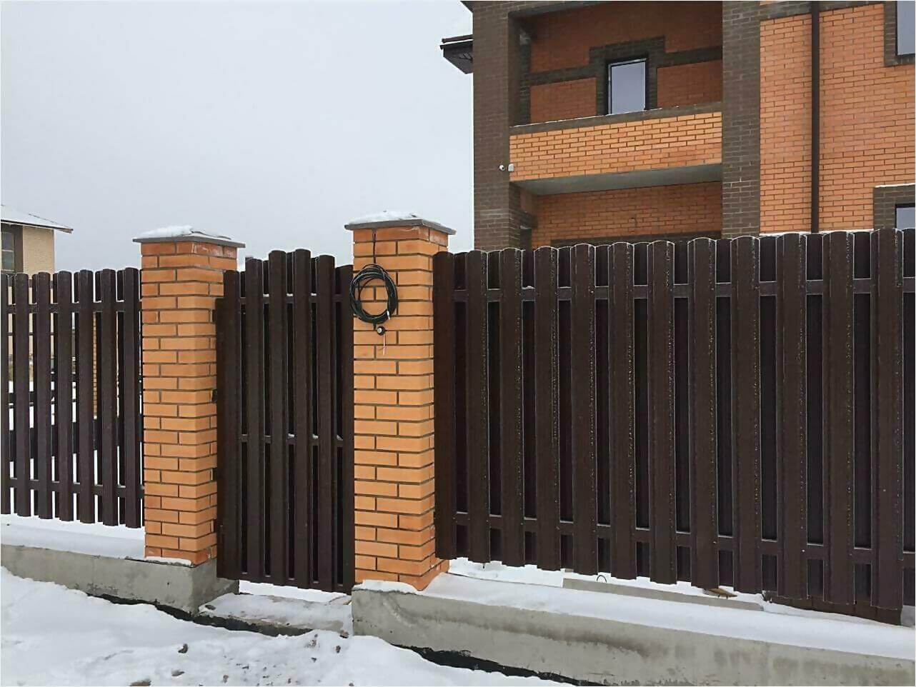 Забор из штакетника 95м фото2 в Калуге
