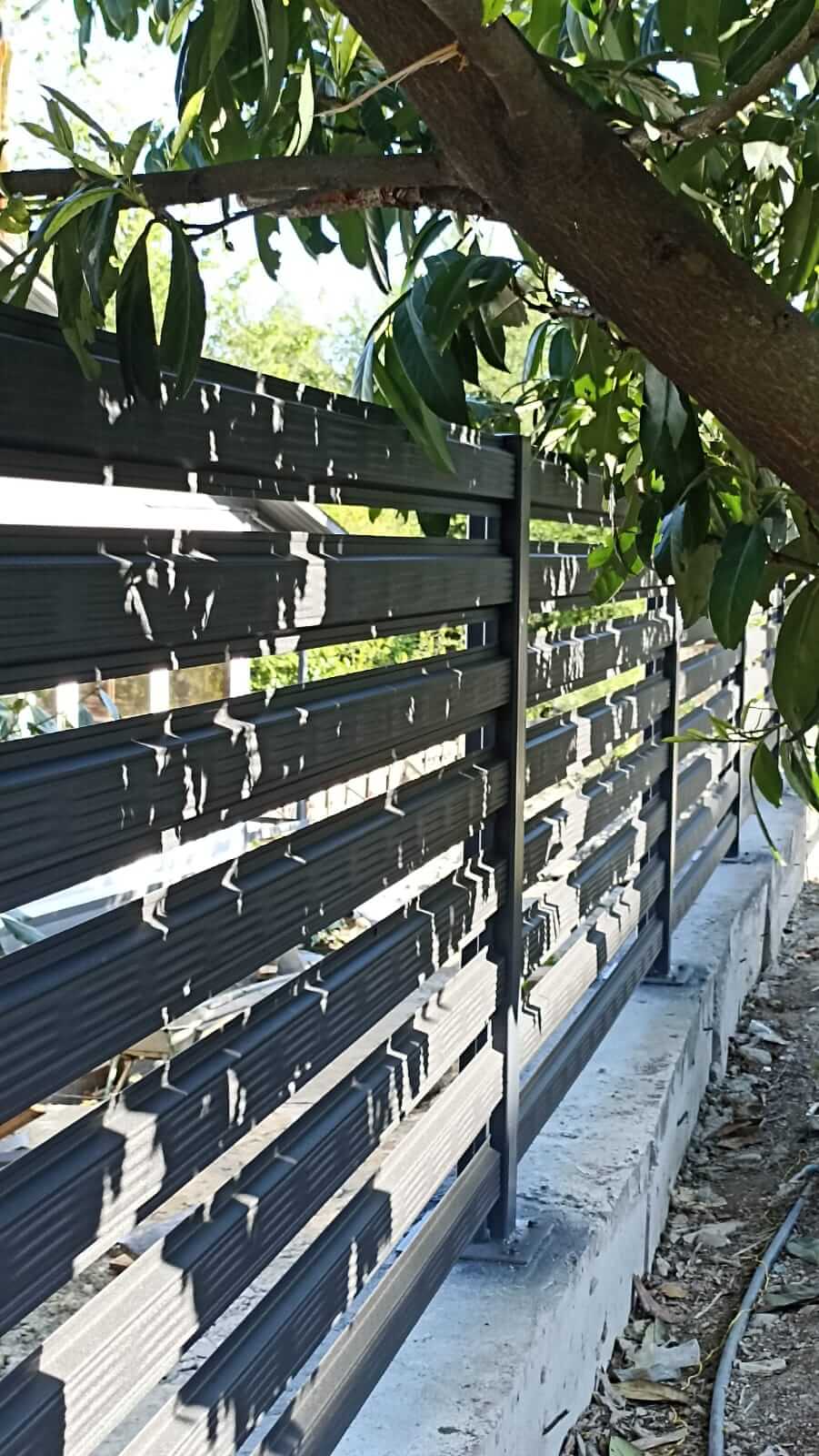 Забор из штакетника 90м RAL7024/7024 Серый Графит фото2 в Калуге