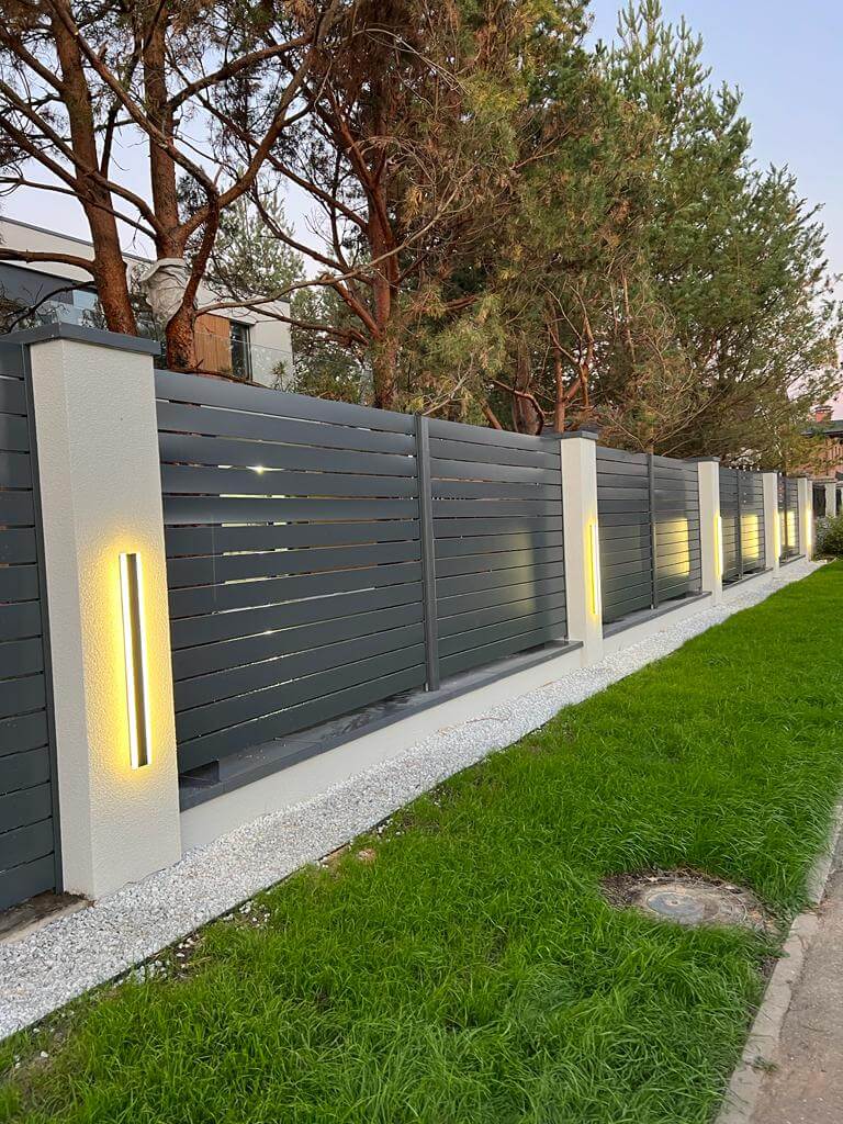 Забор-ранчо из металлопланкена 36м RAL7024 Серый Графит фото 13 в Калуге