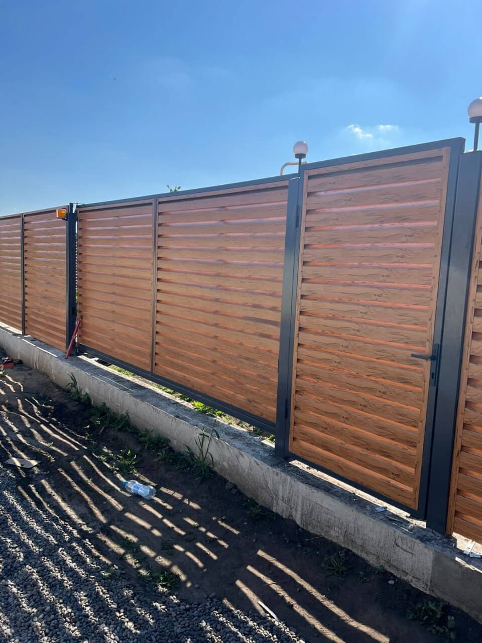 Забор-жалюзи из ламелей Хай-Тек 57м Кипарис 2xPrintech двусторонний в Калуге