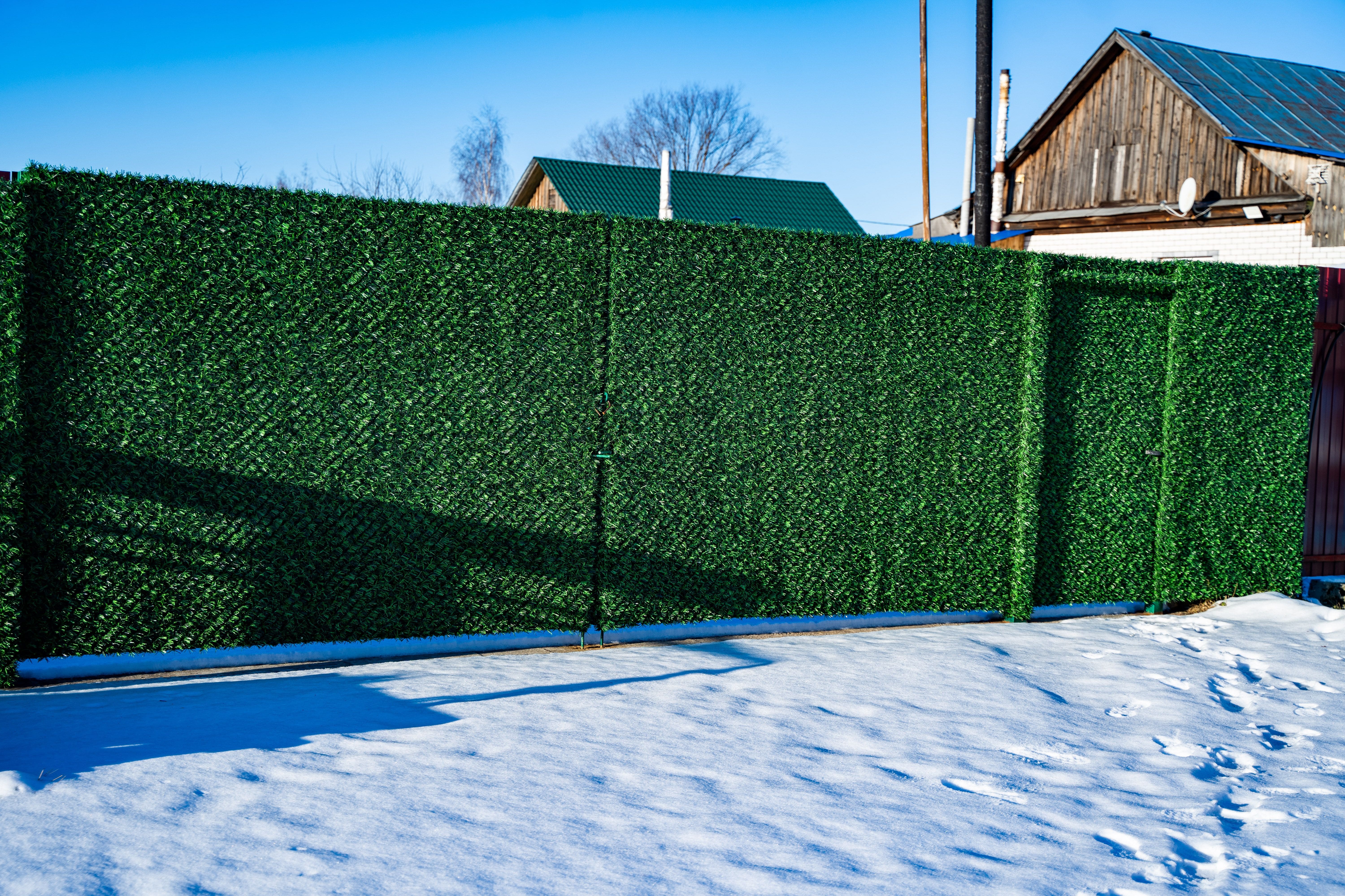 Вечнозеленый забор Grass Fence рулон 2м фото 4 в Калуге
