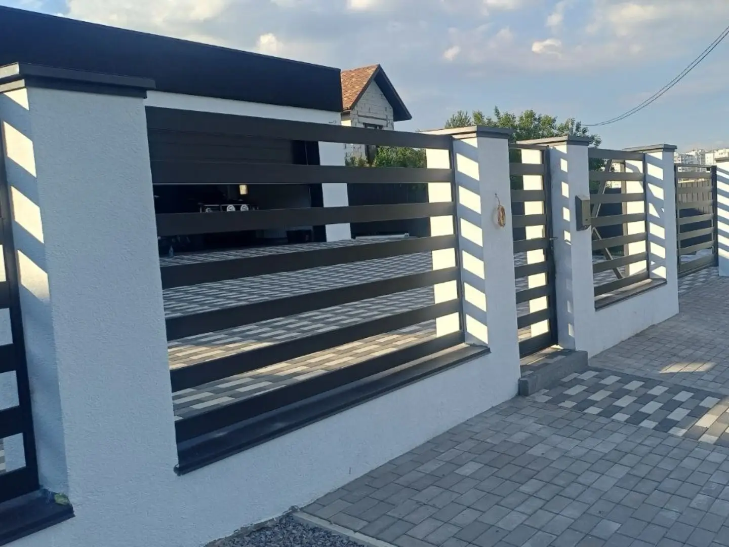 Забор-ранчо из металлопланкена 16м RAL9005 Черный МАТТЕ фото 4 в Калуге